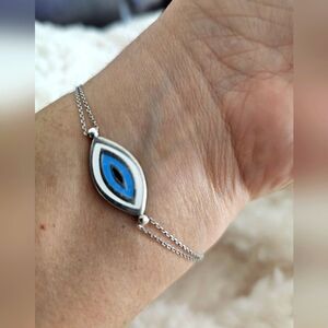 Greek eye. Sterling silver